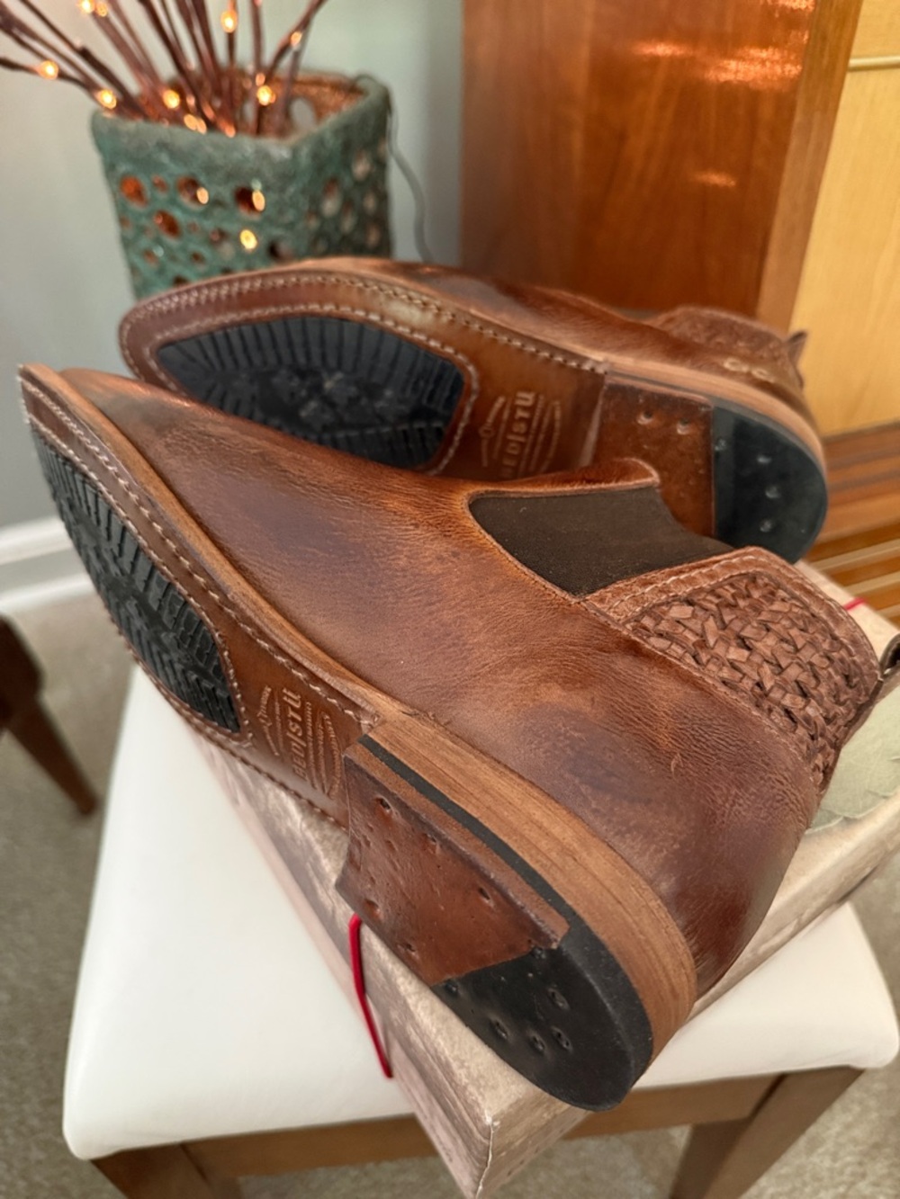 Bed | Stu •7.5• Rove Tan Dip Dye Booties - Picture 4 of 7